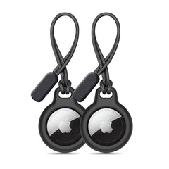 OVITEK TECH-PROTECT ROUGH CHAIN 2-PACK APPLE AIRTAG ČRNA