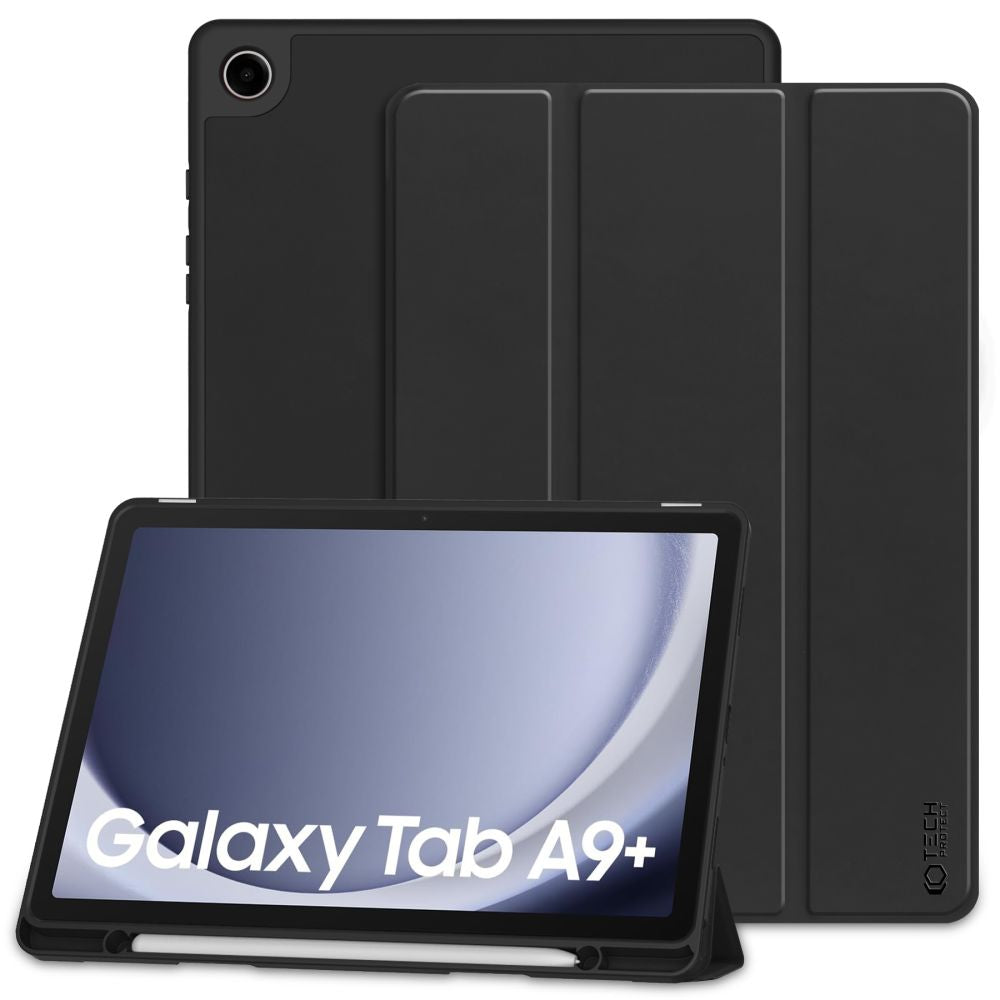 OVITEK / OVAL ZA SAMSUNG GALAXY TAB A9+ PLUS 11.0 X210 / X215 / X216 TECH-PROTECT SC PEN ČRNA