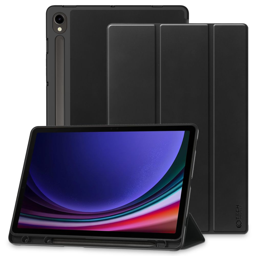 OVITEK / OVAL ZA SAMSUNG GALAXY TAB S9 FE / S10 FE 10.9 X510 / X516B / X520 / X526 TECH-PROTECT SC PEN ČRNA