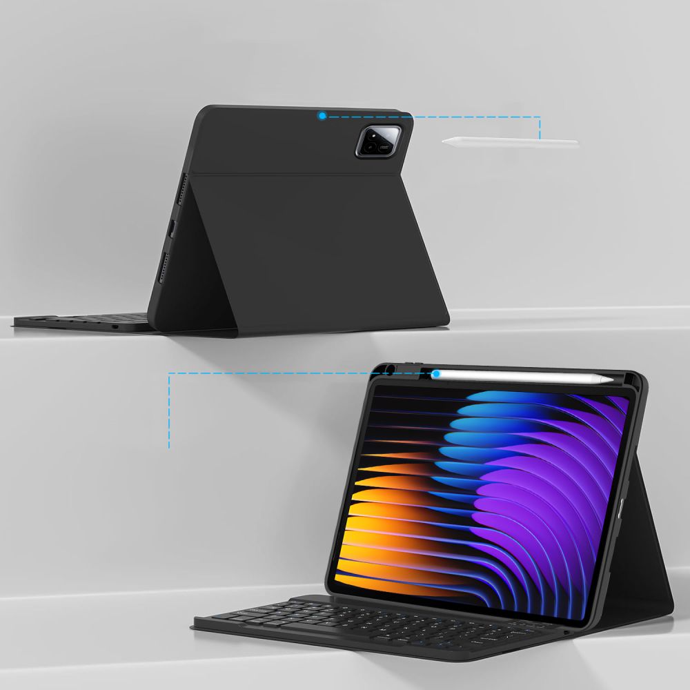 TECH-PROTECT SC PEN + TIPKOVNICA XIAOMI PAD 7 / 7 PRO ČRNA