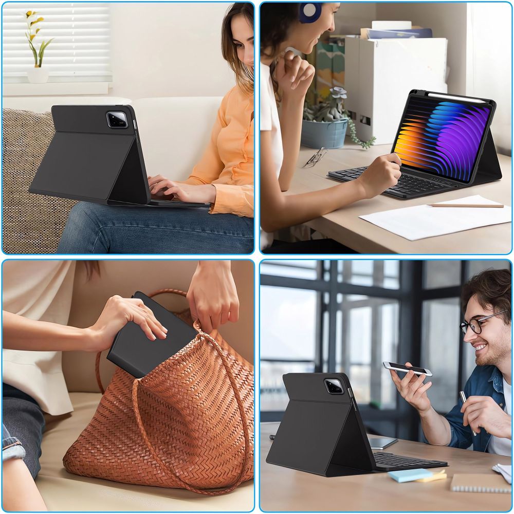 TECH-PROTECT SC PEN + TIPKOVNICA XIAOMI PAD 7 / 7 PRO ČRNA