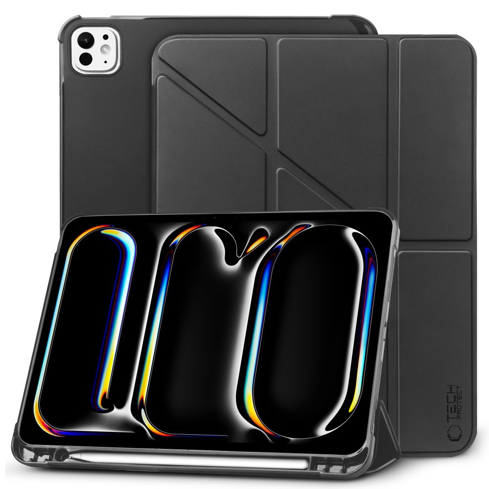OVITEK / OBAL ZA IPAD PRO 13 7 / 2024 TECH-PROTECT SC PEN ORIGAMI ČRNA