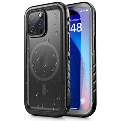 OVITEK TECH-PROTECT SHELLBOX MAGSAFE IP68 IPHONE 15 PRO MAX ČRN.
