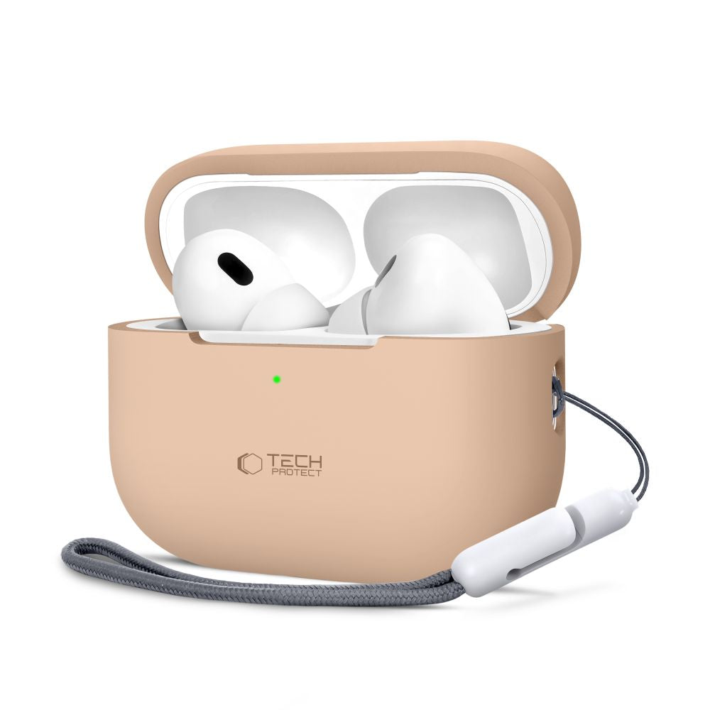 OVITEK TECH-PROTECT SILIKON APPLE AIRPODS PRO 1 / 2 CAFFE LATTE
