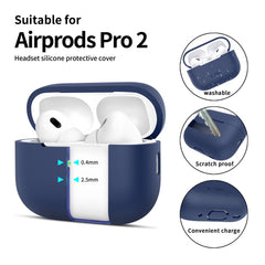 OVITEK TECH-PROTECT SILIKON APPLE AIRPODS PRO 1 / 2 TEMNO MODRA