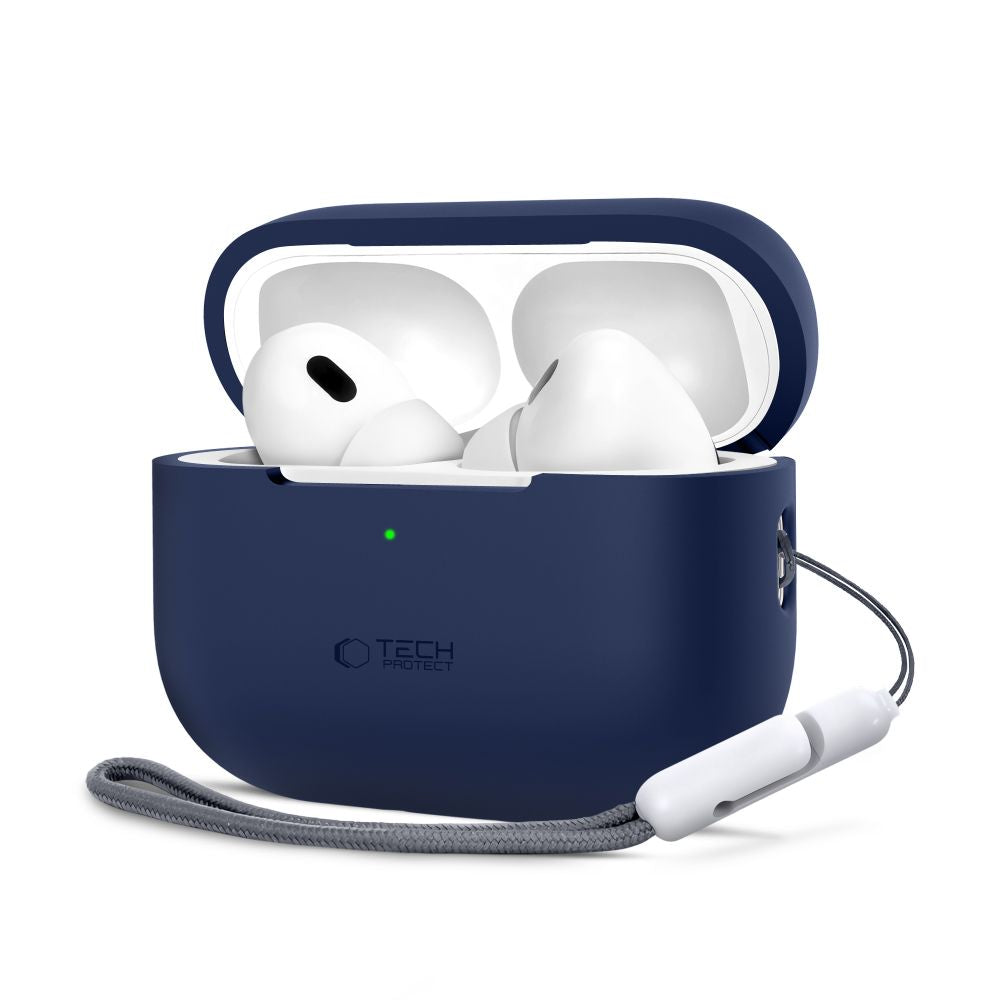 OVITEK TECH-PROTECT SILIKON APPLE AIRPODS PRO 1 / 2 TEMNO MODRA