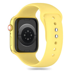 REMENIČEK TECH-PROTECT SILIKONSKI APPLE WATCH 6 / 7 / 8 / 9 / 10 / SE (40 / 41 / 42 MM) KANARSKA RUMENA