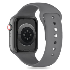 REMENIČEK DOOP SILIKON APPLE WATCH 6 / 7 / 8 / 9 / 10 / SE / ULTRA 1 / 2 (44 / 45 / 46 / 49 MM) GLINASTO RDEČA