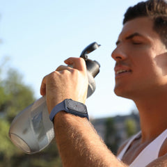 REMENIČEK DOOP SILIKON APPLE WATCH 6 / 7 / 8 / 9 / 10 / SE / ULTRA 1 / 2 (44 / 45 / 46 / 49 MM) GLINASTO RDEČA