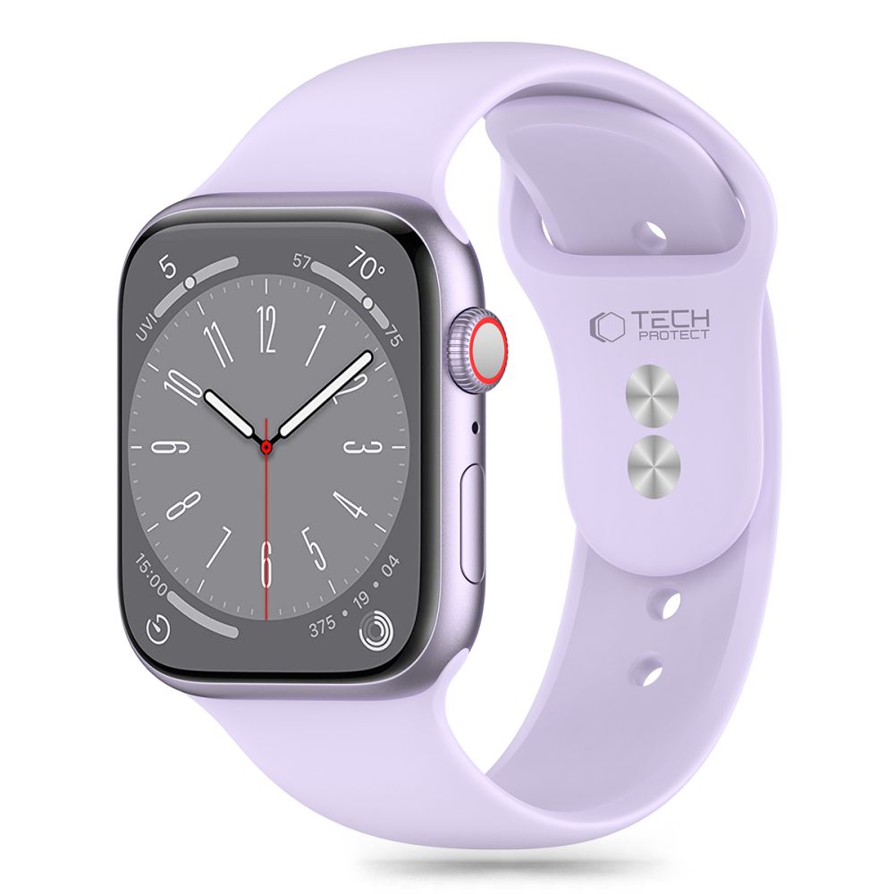 REMENIČEK DOOP SILIKONSKI APPLE WATCH 6 / 7 / 8 / 9 / 10 / SE / ULTRA 1 / 2 (44 / 45 / 46 / 49 MM) ELEGANTNA VIOLETNA