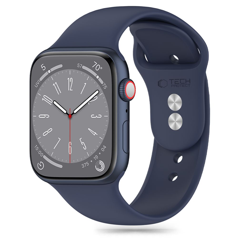 REMENIČEK DOOP SILIKONSKI APPLE WATCH 6 / 7 / 8 / 9 / 10 / SE / ULTRA 1 / 2 (44 / 45 / 46 / 49 MM) MIDNIGHT BLUE