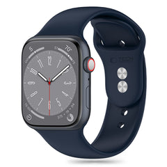 REMENIČEK DOOP SILIKON APPLE WATCH 6 / 7 / 8 / 9 / 10 / SE / ULTRA 1 / 2 (44 / 45 / 46 / 49 MM) NEVIHTA MODRA