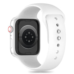 REMENIČEK DOOP SILIKON APPLE WATCH 6 / 7 / 8 / 9 / 10 / SE / ULTRA 1 / 2 (44 / 45 / 46 / 49 MM) BELO