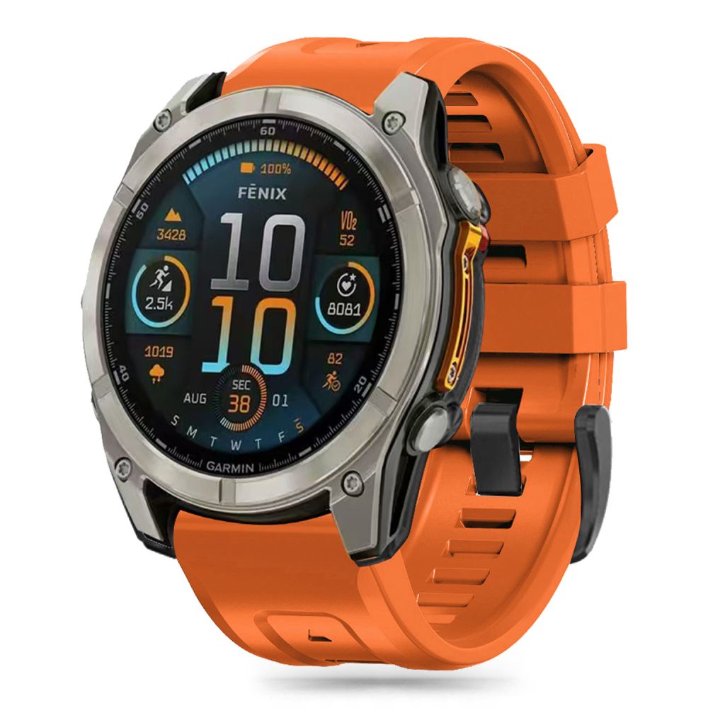 REMENIČEK TECH-PROTECT SILIKON GARMIN FENIX 5 / 6 / 6 PRO / 7 / 8 (47 MM) / E ORANŽNA