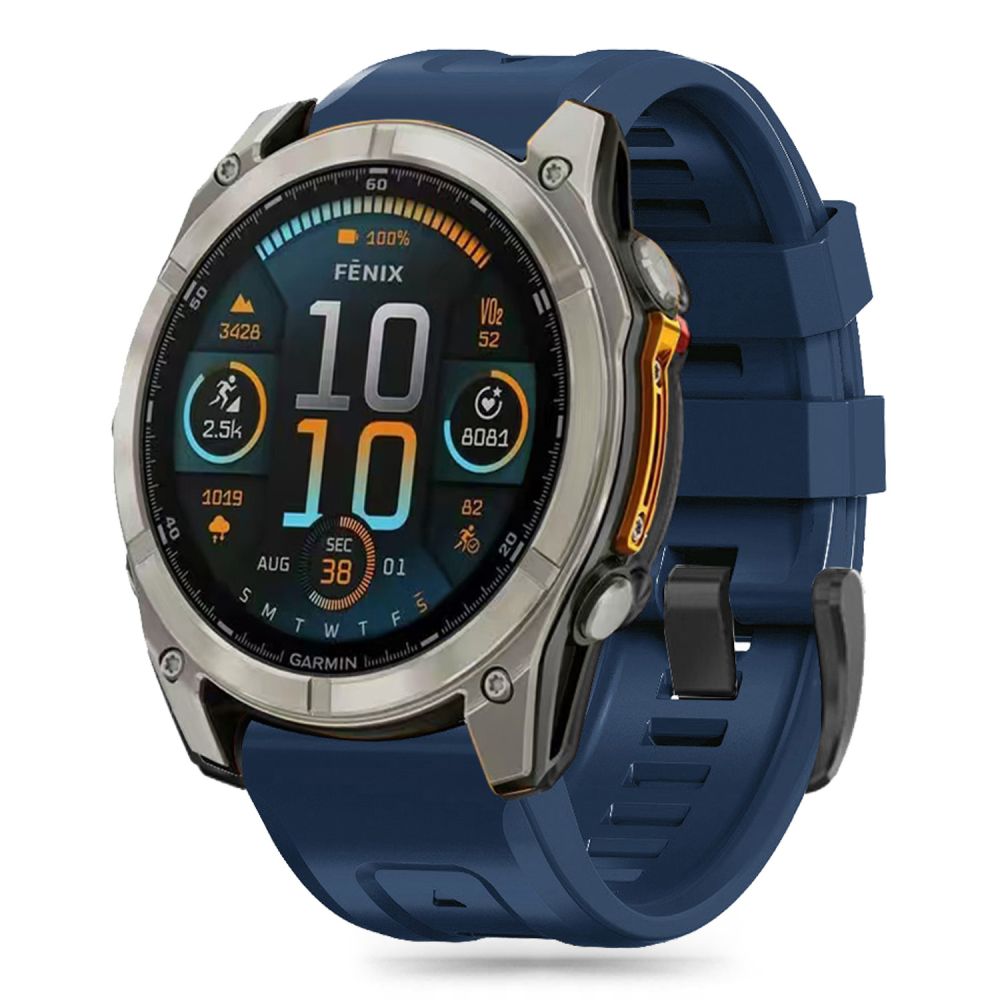REMENIČEK TECH-PROTECT SILIKON GARMIN FENIX 5X / 5X PLUS / 6X / 6X PRO / 7X / 8 (51 MM) TEMNO MODRA