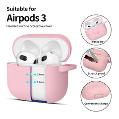 OVITEK TECH-PROTECT SILIKONSKA KLOPICA APPLE AIRPODS 3 PRAHOVO ROZA