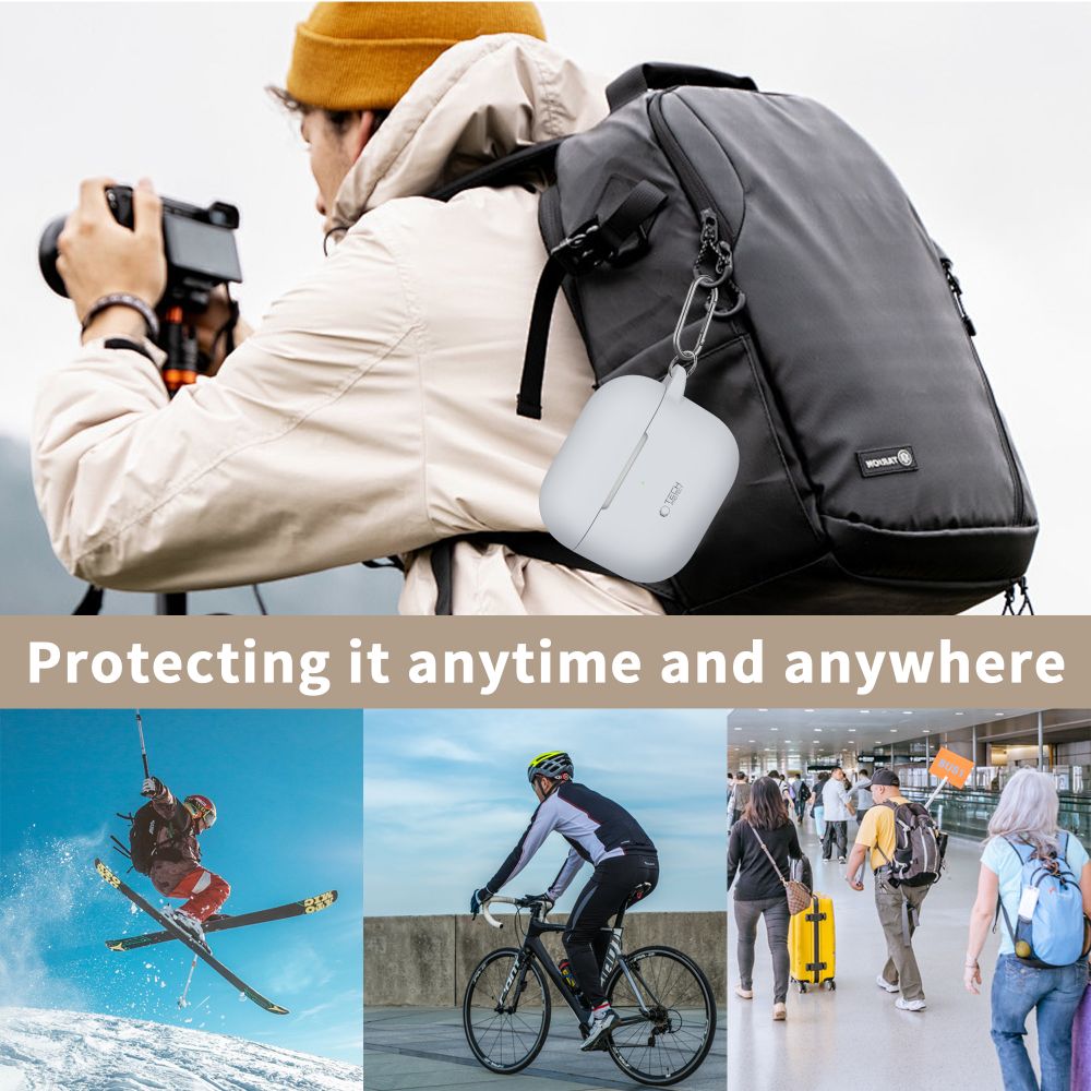 OVITEK TECH-PROTECT SILIKONSKA KLOPICA APPLE AIRPODS 3 LAVANDA