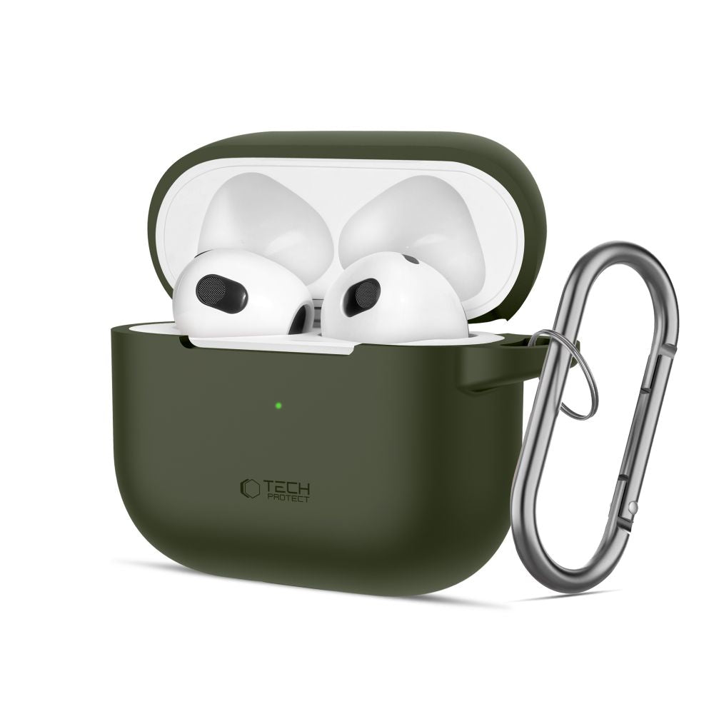 OVITEK TECH-PROTECT SILIKONSKA KLOPICA APPLE AIRPODS 3 OLIVNO ZELENA