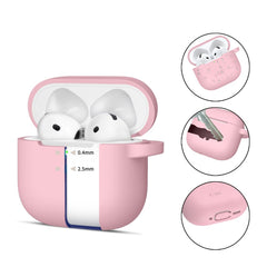 OVITEK TECH-PROTECT SILIKONSKI KAVELJ APPLE AIRPODS 4 PRAHOVO ROZA