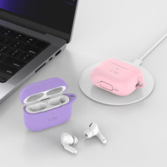 OVITEK TECH-PROTECT SILIKONSKI KAVELJ APPLE AIRPODS PRO 1 / 2 NEON ORANŽNA