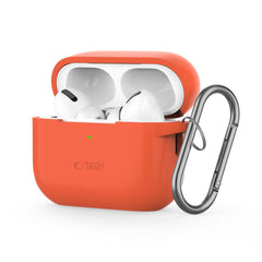 OVITEK TECH-PROTECT SILIKONSKI KAVELJ APPLE AIRPODS PRO 1 / 2 NEON ORANŽNA