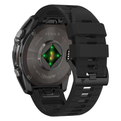 REMENIČEK TECH-PROTECT SILIKONSKA ČRTA GARMIN FENIX 5X / 5X PLUS / 6X / 6X PRO / 7X / 8 (51 MM) ČRNA