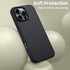 OVITEK TECH-PROTECT SILIKON MAGSAFE IPHONE 16 PRO MAX MAT MAT ČRNA