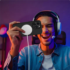 OVITEK TECH-PROTECT SILIKON MAGSAFE IPHONE IPHONE 12 / 12 PRO ČRNA