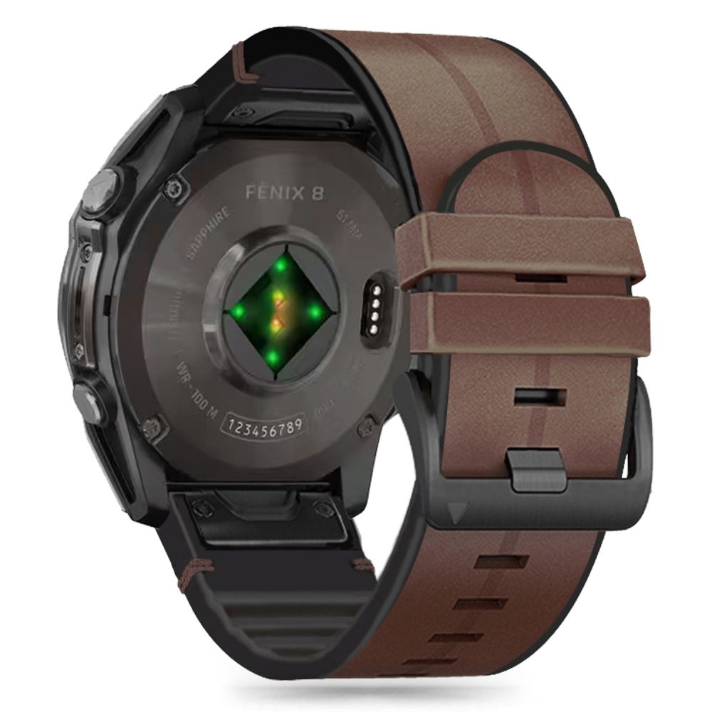 REMENIČEK TECH-PROTECT SILIKON PU GARMIN FENIX 5 / 6 / 6 PRO / 7 / 8 (47 MM) / E RJAVA