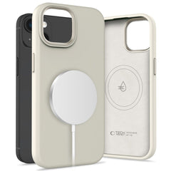OVITEK TECH-PROTECT SILICONE PURE MAGSAFE IPHONE 15 COSMIC LATTE
