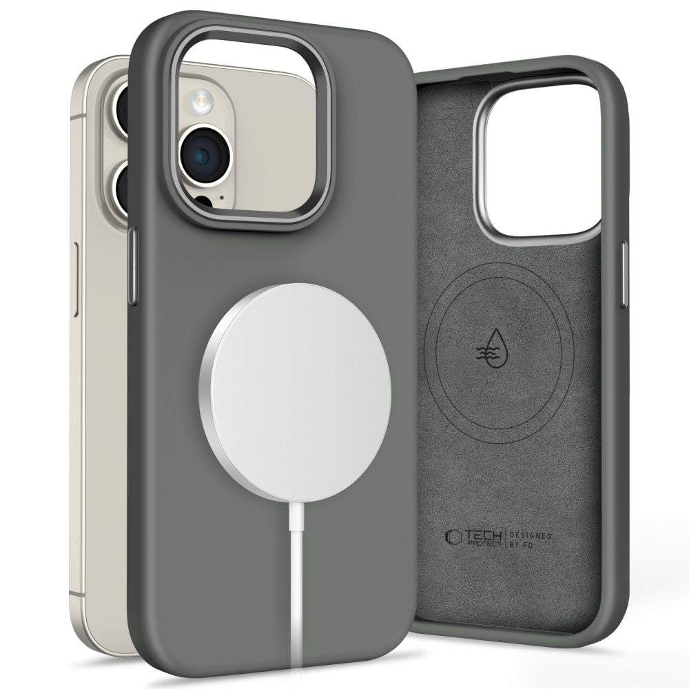 OVITEK TECH-PROTECT SILICONE PURE MAGSAFE IPHONE 15 PRO CLAY