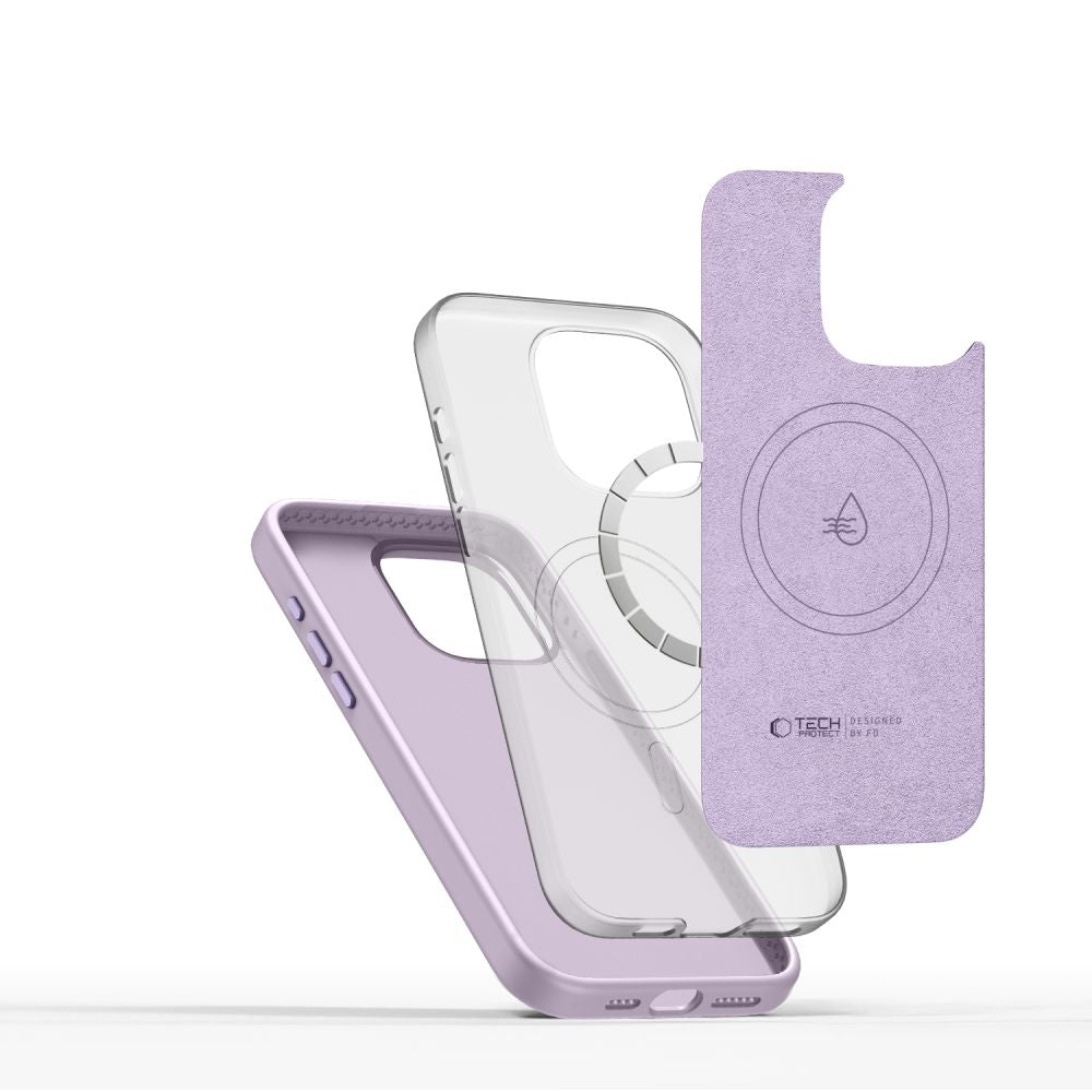 OVITEK TECH-PROTECT SILICONE PURE MAGSAFE IPHONE 15 PRO MAX MAUVE