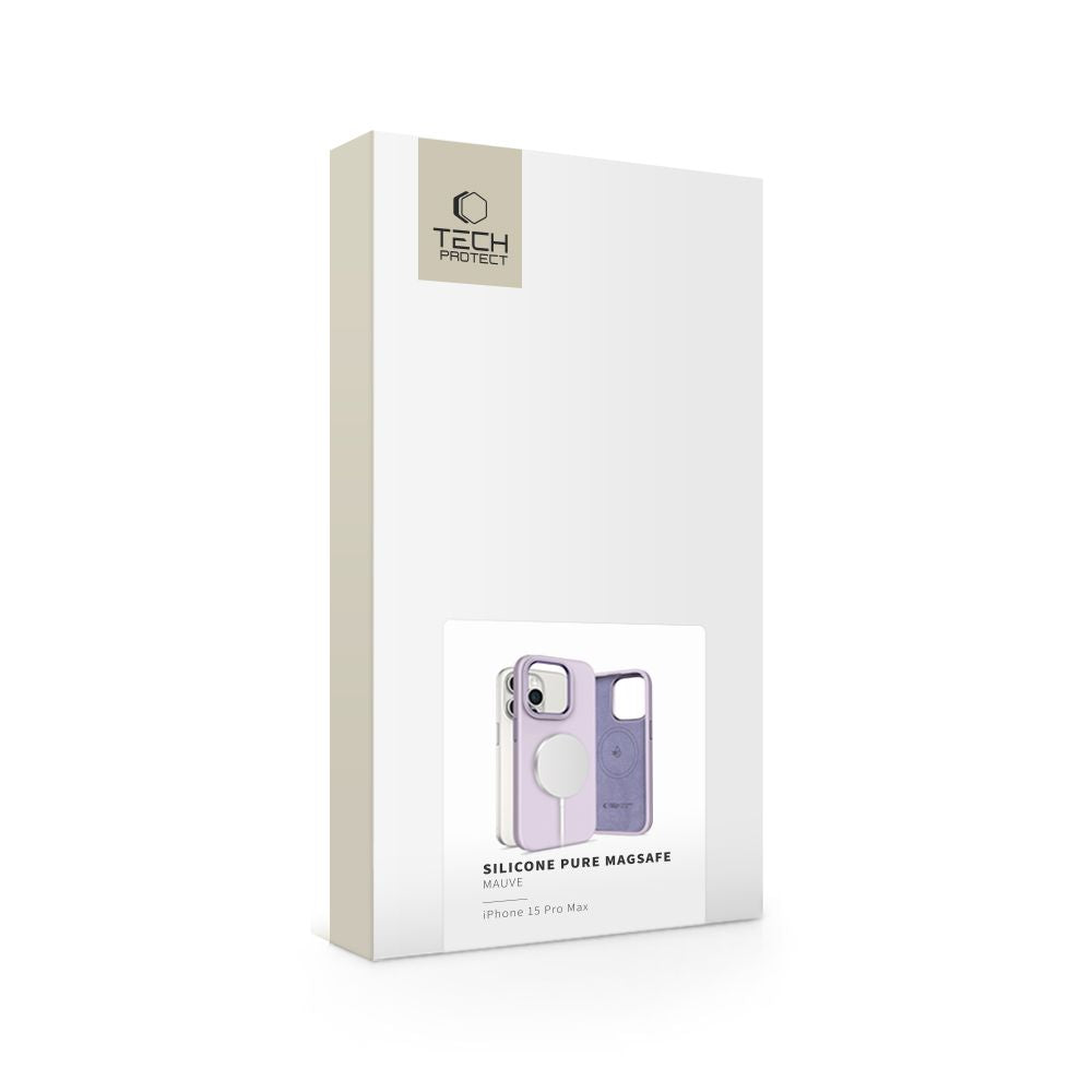 OVITEK TECH-PROTECT SILICONE PURE MAGSAFE IPHONE 15 PRO MAX MAUVE