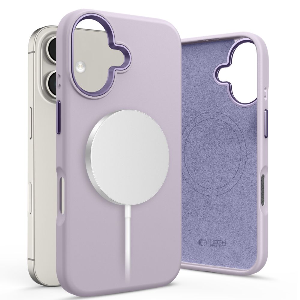 OVITEK TECH-PROTECT SILICONE PURE MAGSAFE IPHONE 16 MAUVE