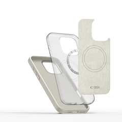 OVITEK TECH-PROTECT SILICONE PURE MAGSAFE IPHONE 16 PRO COSMIC LATTE