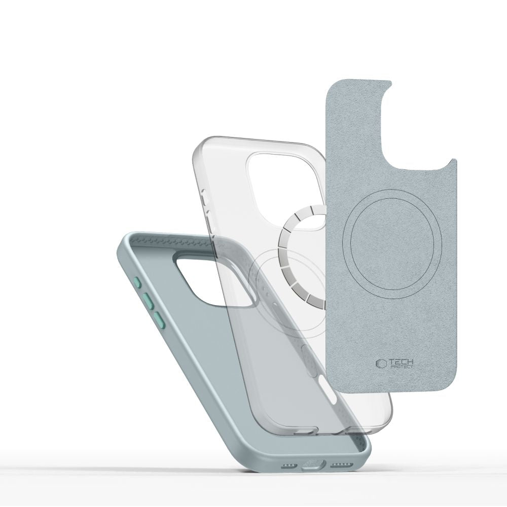 OVITEK TECH-PROTECT SILICONE PURE MAGSAFE IPHONE 16 PRO MAX NEBESKO MODRA