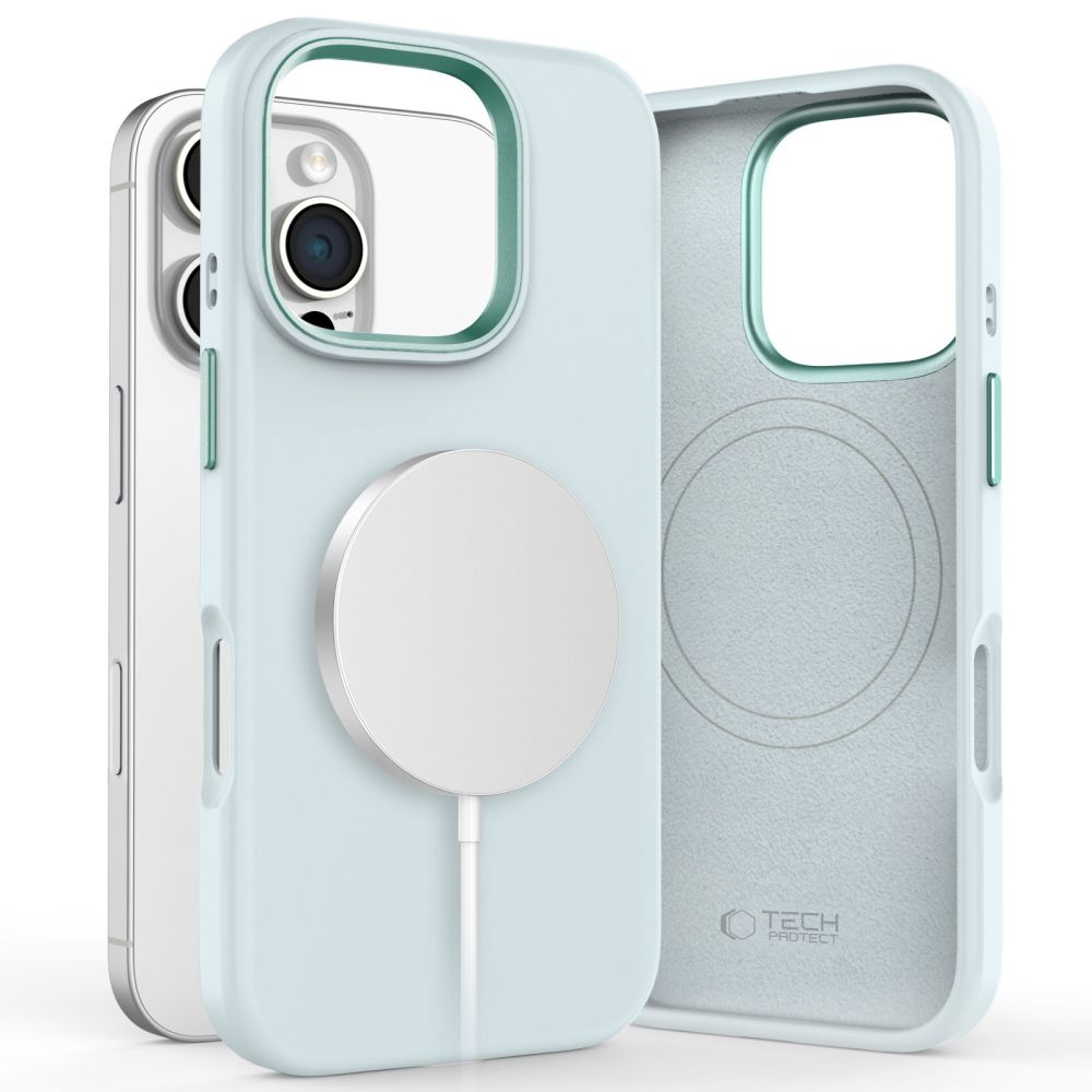 OVITEK TECH-PROTECT SILICONE PURE MAGSAFE IPHONE 16 PRO MAX NEBESKO MODRA
