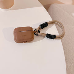 OVITEK TECH-PROTECT SILIKONSKA VRVICA APPLE AIRPODS PRO 1 / 2 ČOKOLADNO RJAVA