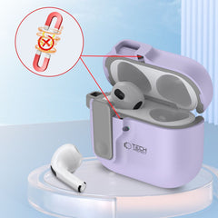 OVITEK TECH-PROTECT SLIM HOOK APPLE AIRPODS 4 LAVANDA