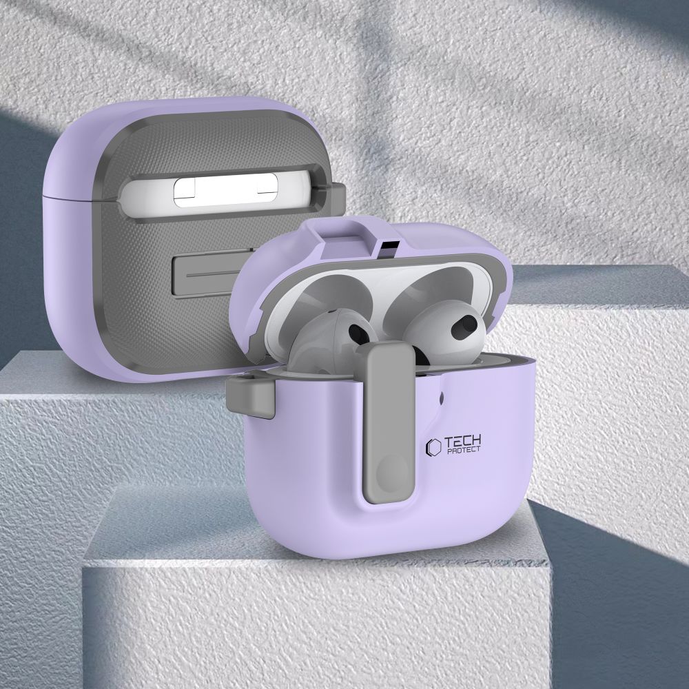 OVITEK TECH-PROTECT SLIM HOOK APPLE AIRPODS 4 LAVANDA