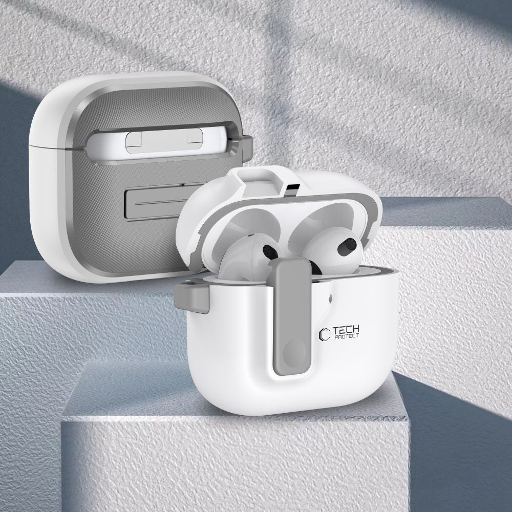 OVITEK TECH-PROTECT SLIM HOOK APPLE AIRPODS 4 BELO