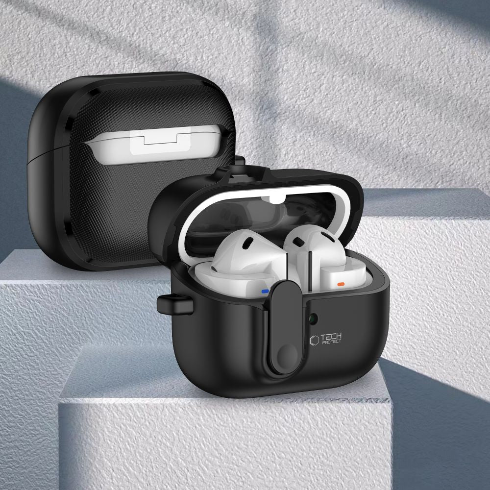 TECH-PROTECT SLIM HOOK SAMSUNG GALAXY BUDS 3 / 3 PRO ČRNA