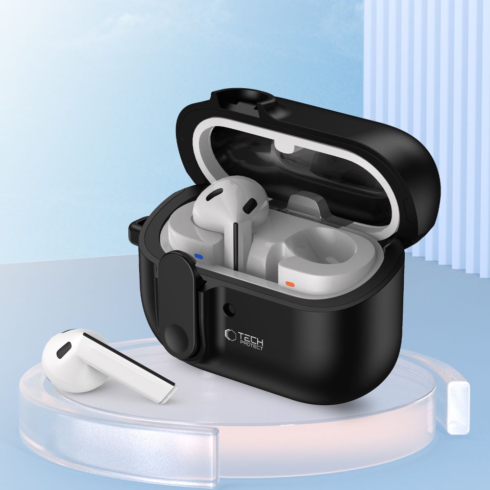 TECH-PROTECT SLIM HOOK SAMSUNG GALAXY BUDS 3 / 3 PRO ČRNA