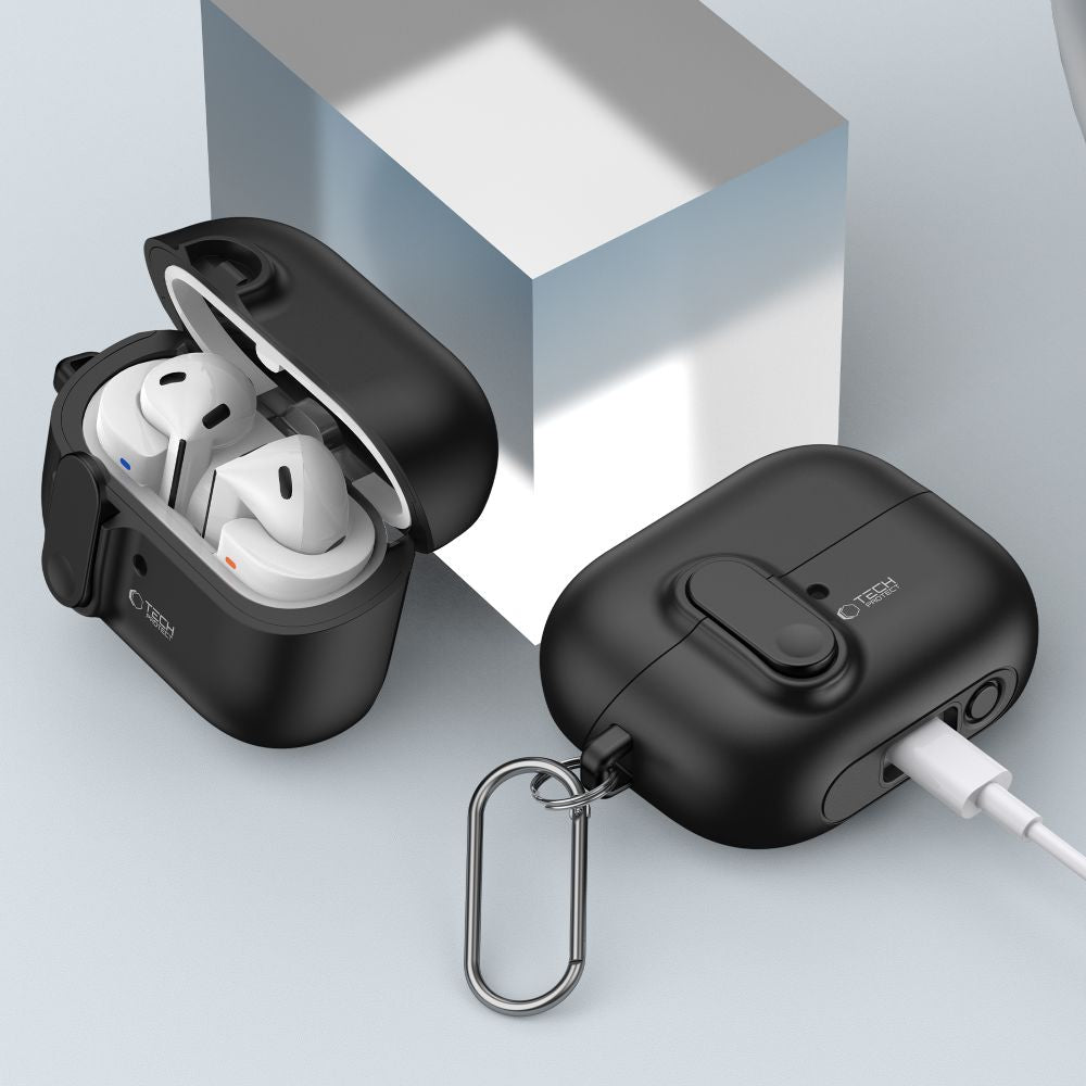 TECH-PROTECT SLIM HOOK SAMSUNG GALAXY BUDS 3 / 3 PRO ČRNA