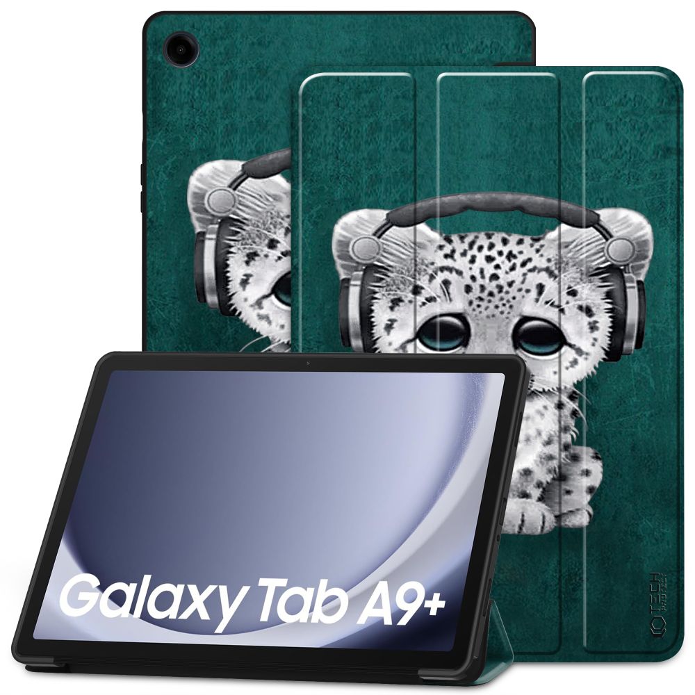 OVITEK / OVITEK ZA SAMSUNG GALAXY TAB A9+ PLUS 11.0 X210 / X215 / X216 TECH-PROTECT SMARTCASE SAD CAT