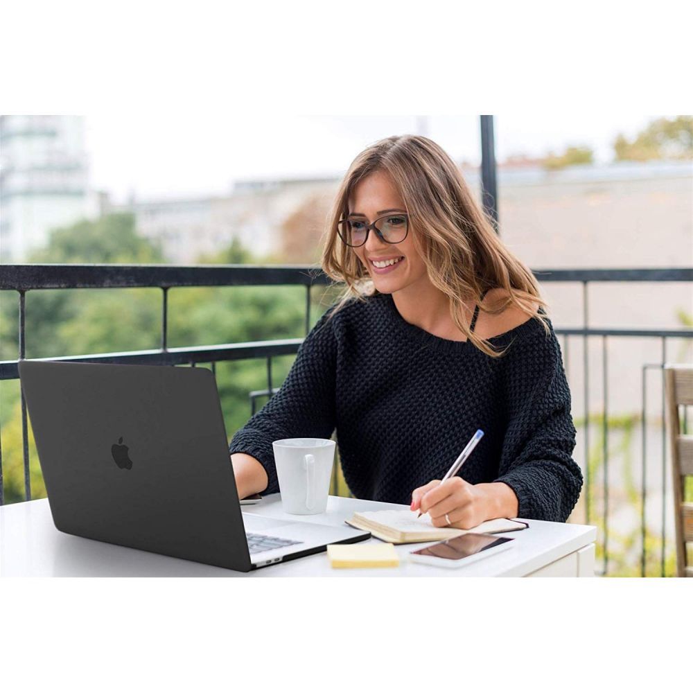 OVITEK ZA MACBOOK AIR 13" M2 / M3 / 2022-2024 TECH-PROTECT SMARTSHELL MATTE BLACK