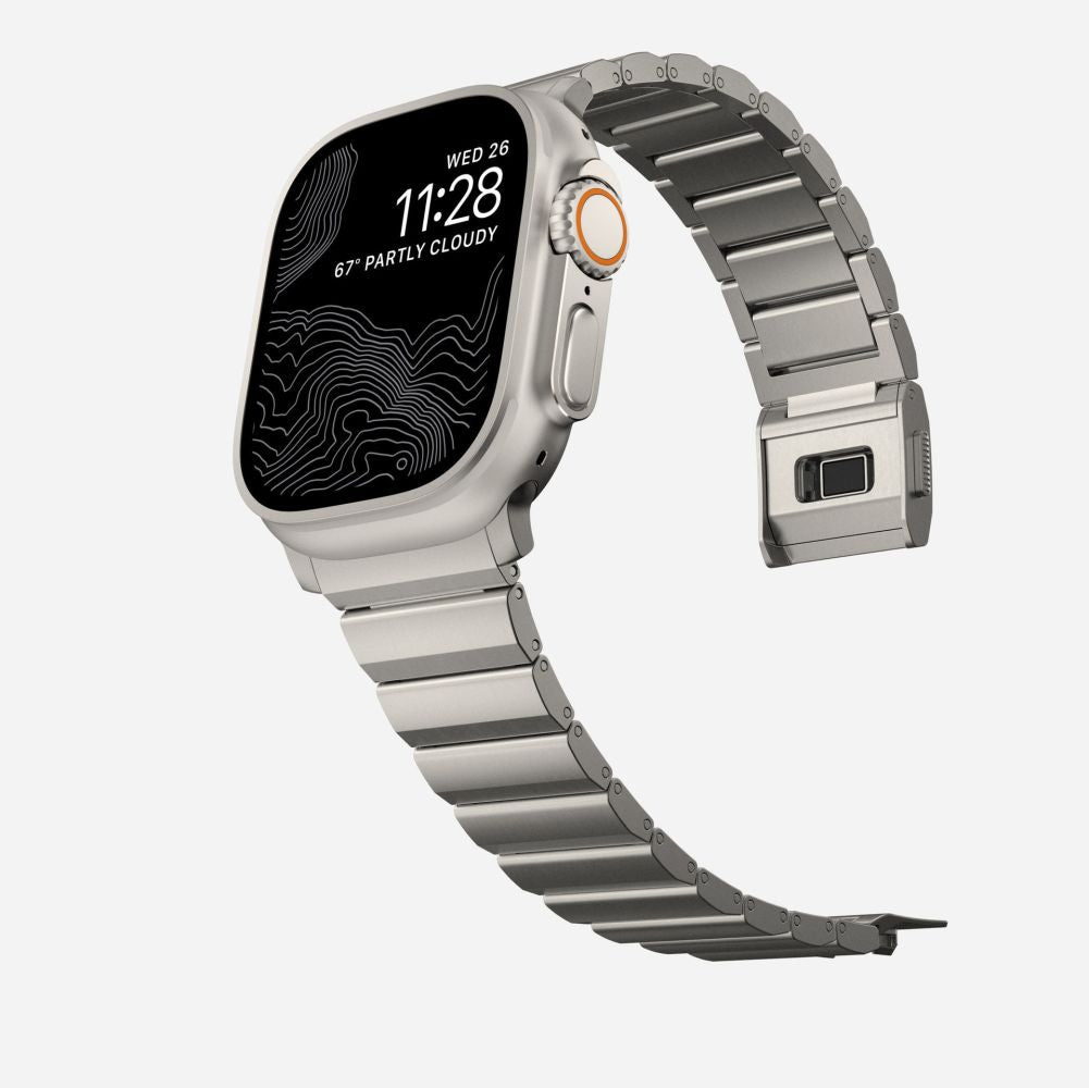 REMENIČEK TECH-PROTECT STEELBAND APPLE WATCH 6 / 7 / 8 / 9 / 10 / SE / ULTRA 1 / 2 (44 / 45 / 46 / 49 MM) TITAN