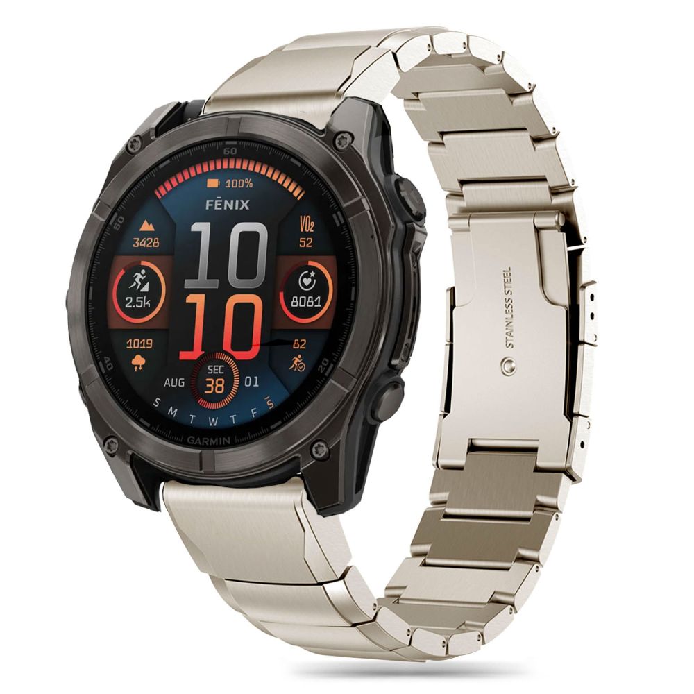 REMENIČEK TECH-PROTECT STEELBAND GARMIN FENIX 5X / 5X PLUS / 6X / 6X PRO / 7X / 8 (51 MM) TITAN