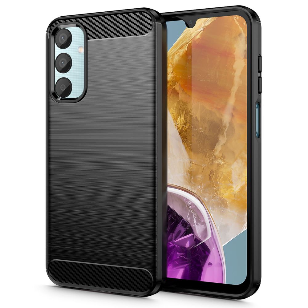 OVITEK TECH-PROTECT TPUCARBON GALAXY M15 5G ČRNA