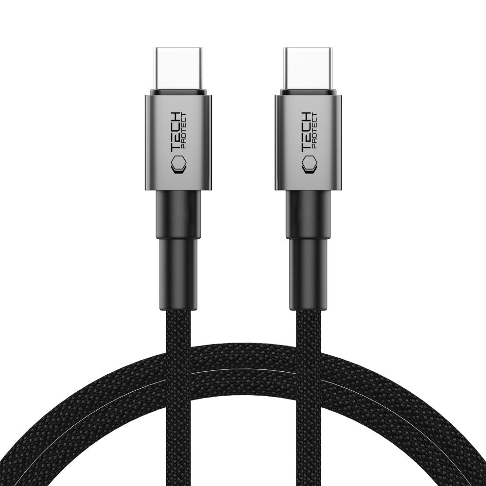 TECH-PROTECT ULTRABOOST DNA TYPE-C  PD60W/3A 100CM ŽELEZNO SIVA